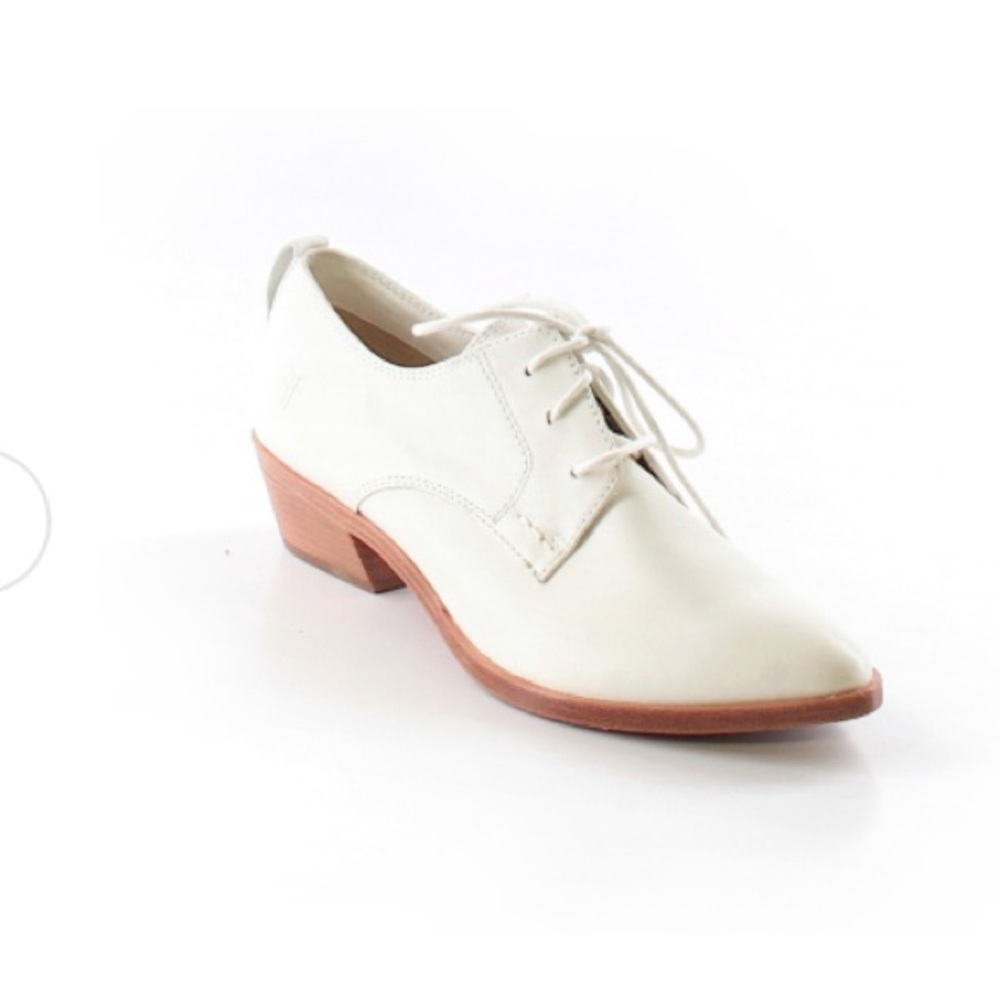 Frye Reese Leather Oxfords in white